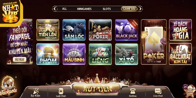 Giới thiệu đôi nét về sảnh game bài Nhatvip